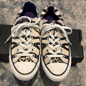 Converse All-Star Animal Print Canvas Sneakers